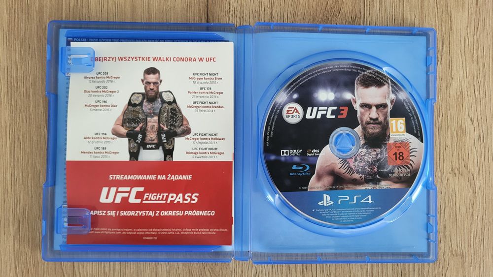 Ufc 3 ps4 playstation 4