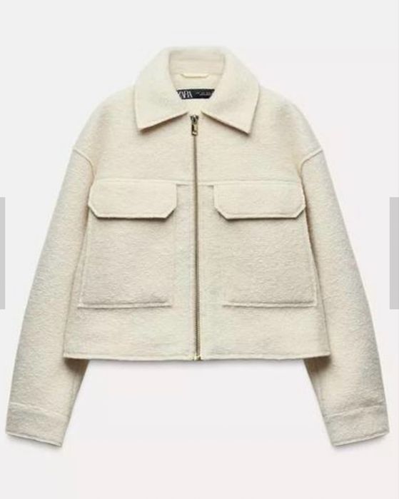 Бомбер ZARA с букле