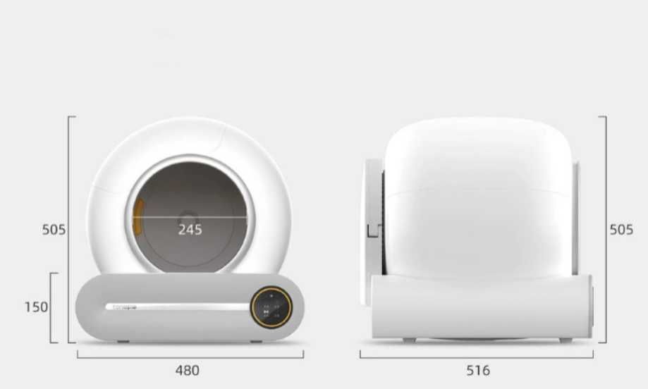 Miau Box Pro - Caixa de Areia Automática 65L NOVO ENVIO GRÁTIS