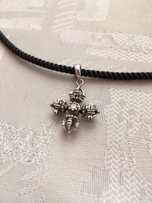 Кулон "Скрещённая Ваджра" с серебром Кулон "Схрещена Ваджра" із срібло