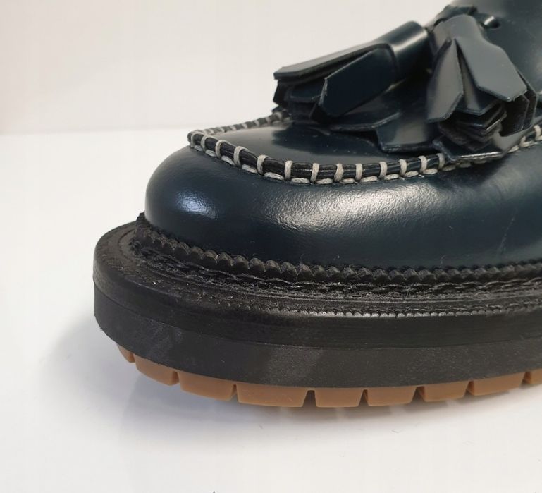 Buty półbuty mokasyny skóra naturalna zara