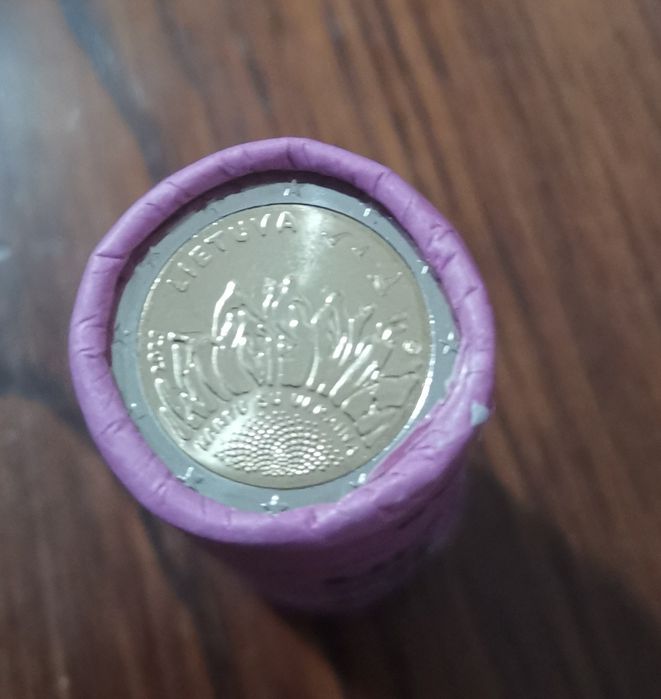 Moedas em rolo de 2 € da Lituânia