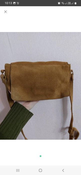 Замшева сумочка Zara