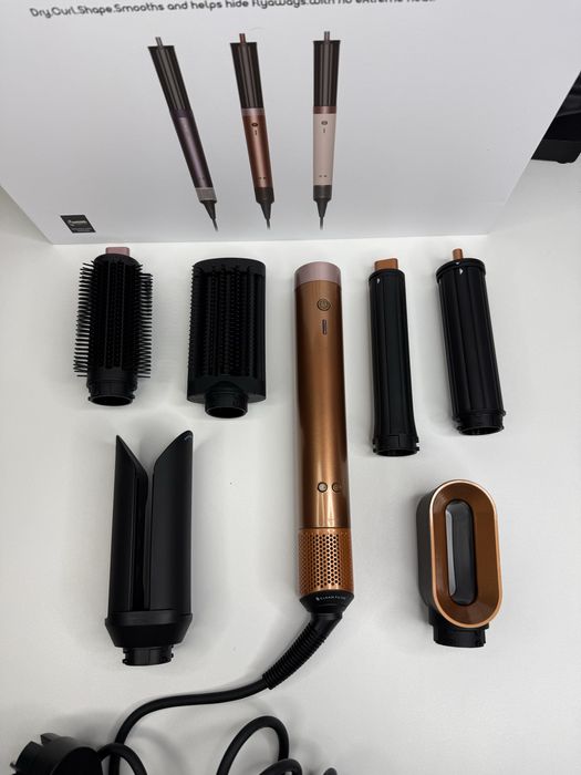 Стайлер Dyson Airwrap co-anda 2x Bronze | мультистайлер для волосся