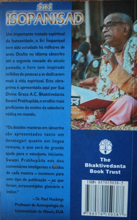 Sri Isopanisad (O Conhecimento Que Nos Aproxima de Deus)