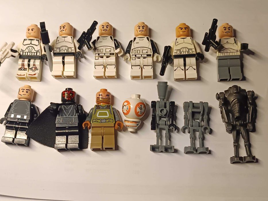 Lego figurki Minifigurki Star Wars zestaw 13szt. Battle Droid Clone Trooper Darth Maul DARMOWA DOSTAWA OLX