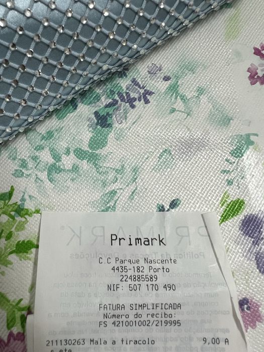 Mala de festa azul bebe