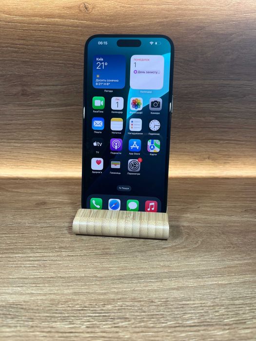 iPhone 15 Pro Max 256 Black !! АКБ: 90% !! №: 6932 !! СТАН ГАРНИЙ !!! З США !! Айфон купити оригінал !!