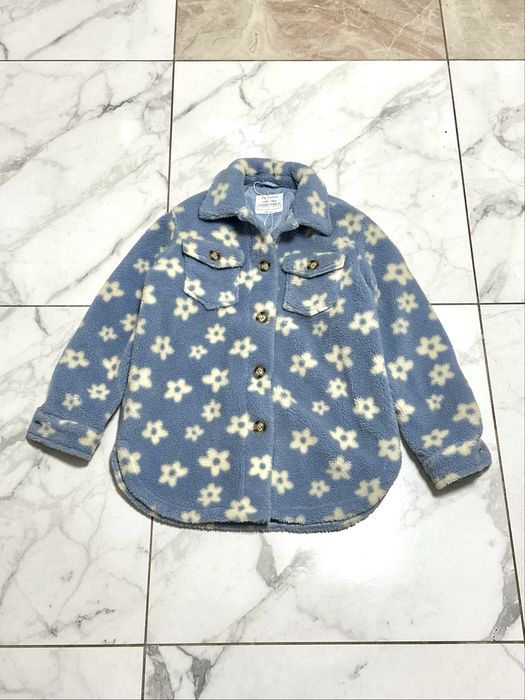 Тепла куртка сорочка пальто на дівчинку 11-12 років 148-152