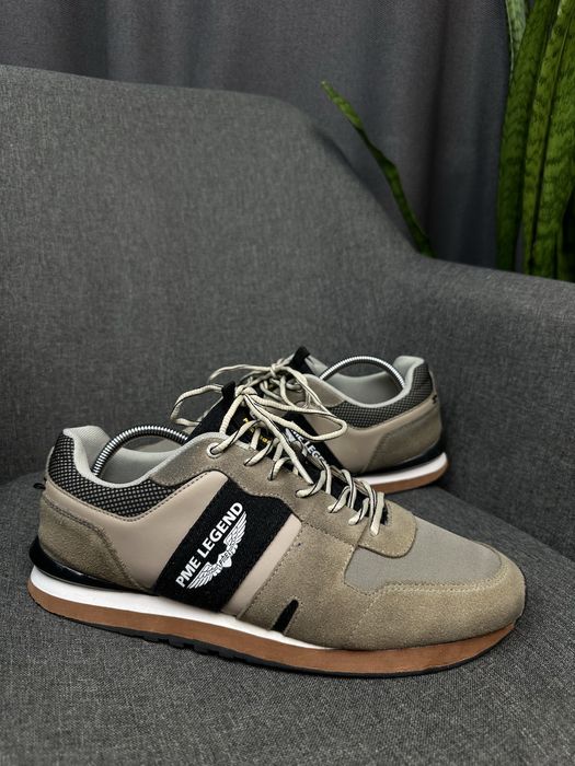 Фірмові кросівки pme legend reliant sneakers beige suede