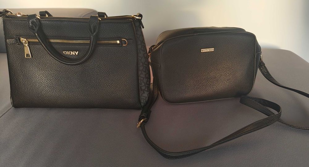 Pakiet Torebka Damska WITTCHEN + DKNY Czarne