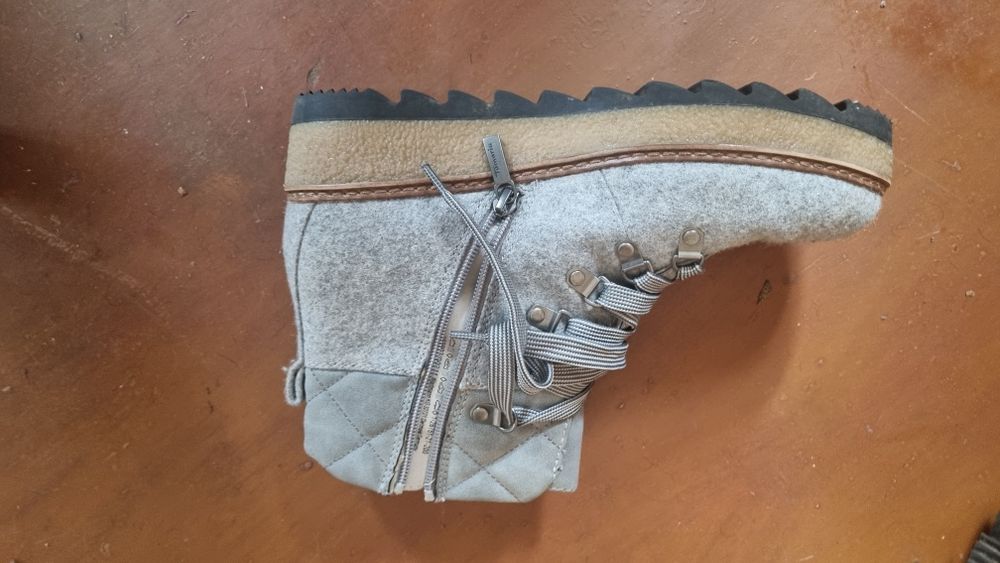 Ботинки из войлока