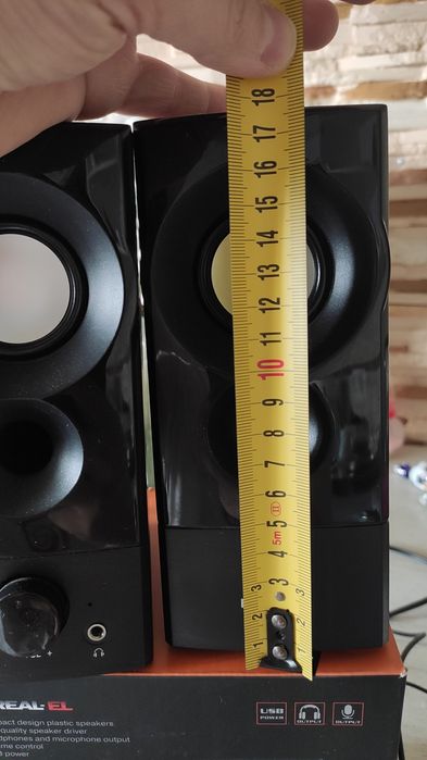 Колонка для комп'ютера. Акустична система Real-El S-90 Black