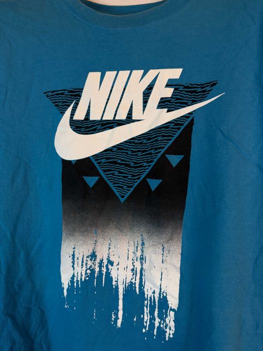 Koszulka Nike niebieska z logiem xl