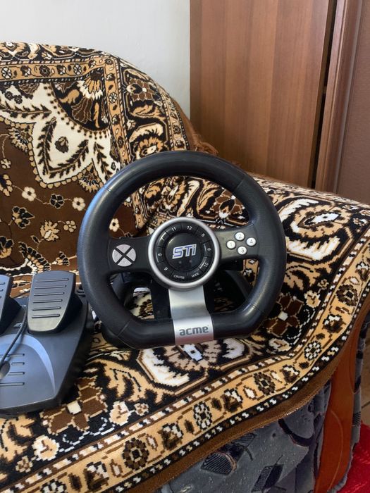 Руль з педалями acme