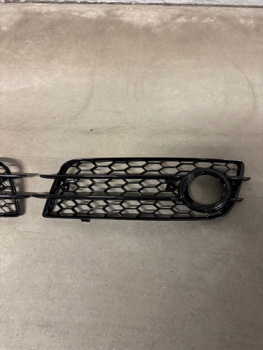 Kratki halogenów, plaster miodu (grill). Audi A4 B8 przedliftem s-line
