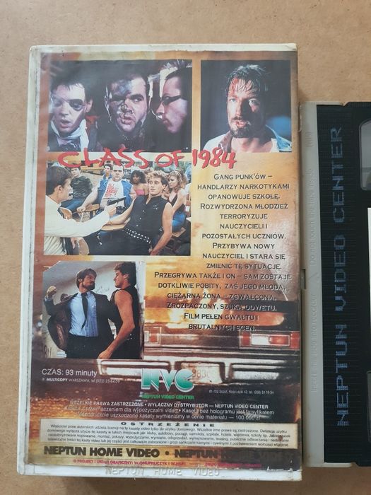 Klasa 1984 VHS unikat