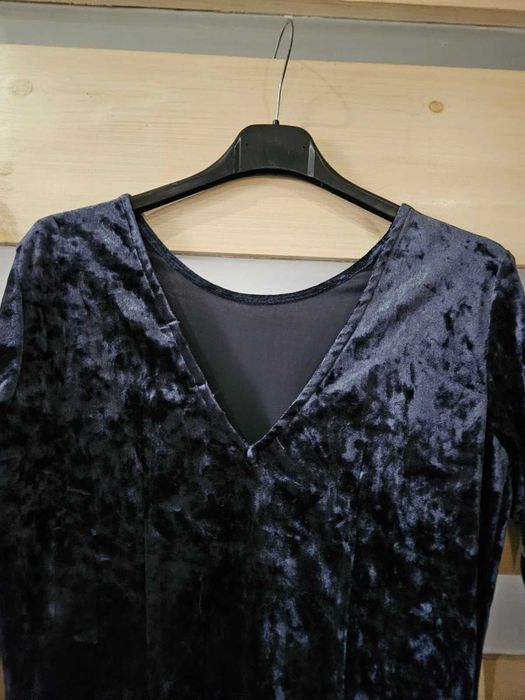 sukienka welur koronka S 36
