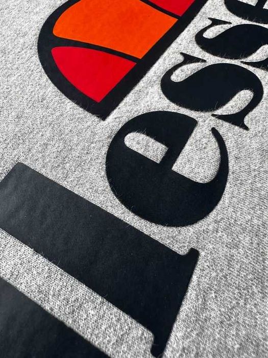 Ellesse Vintage Crewneck Sweatshirt Grey Big Logo