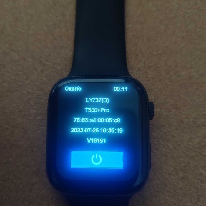 Смарт-годинник Smart Watch T500+ Pro Black