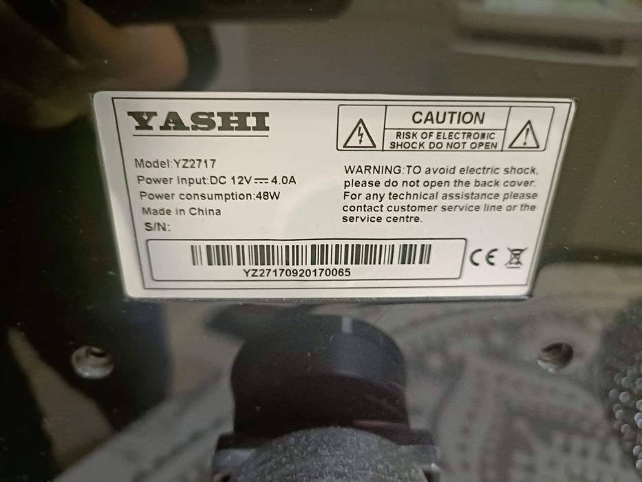 Monitor gamingowy Yashi