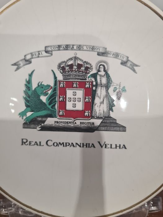Real Companhia Velha prato publicitário
