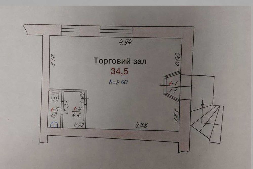 Оренда приміщення Перемоги, перша лінія