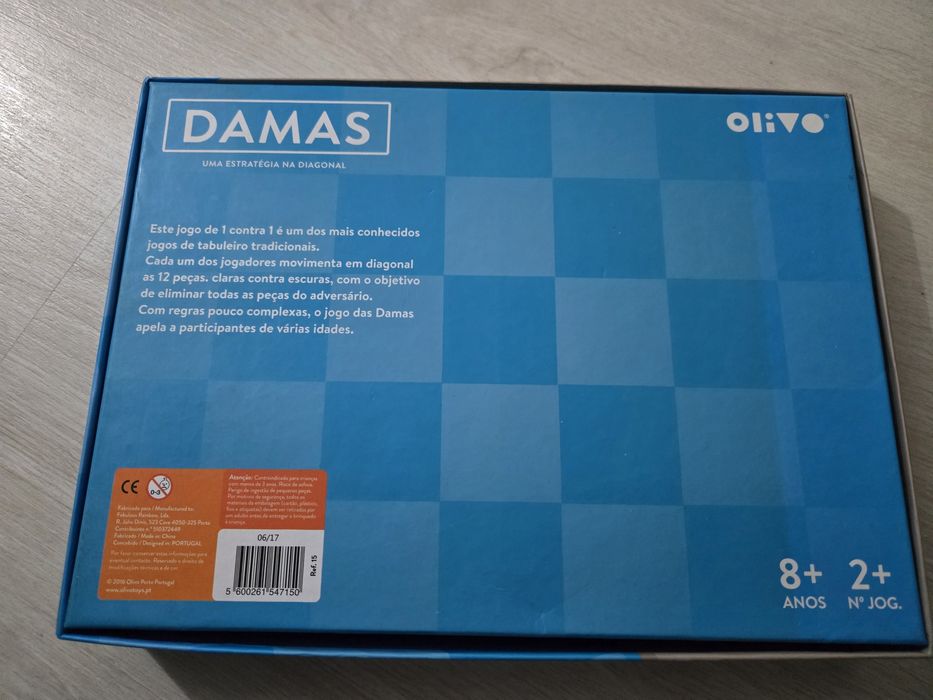 Jogo de tabuleiro Damas