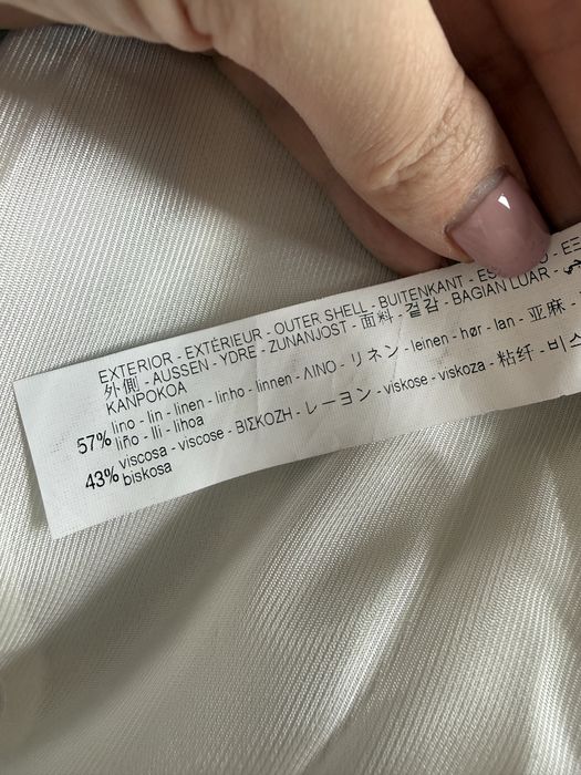 Стильний літній піджак, блейзер льон Zara xl