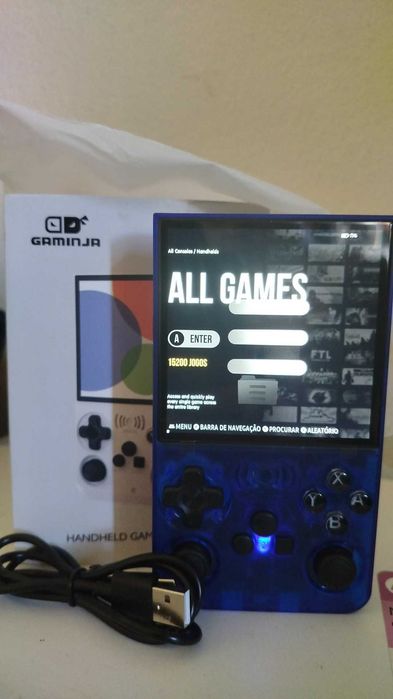 Consola Retro GAMINJA ANS13 64GB – 15.200 Jogos – Nova em Caixa