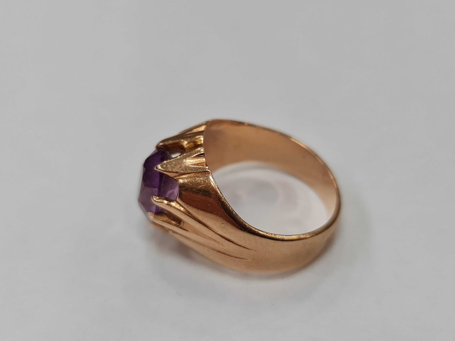 II poł. XX wieku! Złoty sygnet/ Radzieckie 583/ 7.05 gram/ R17