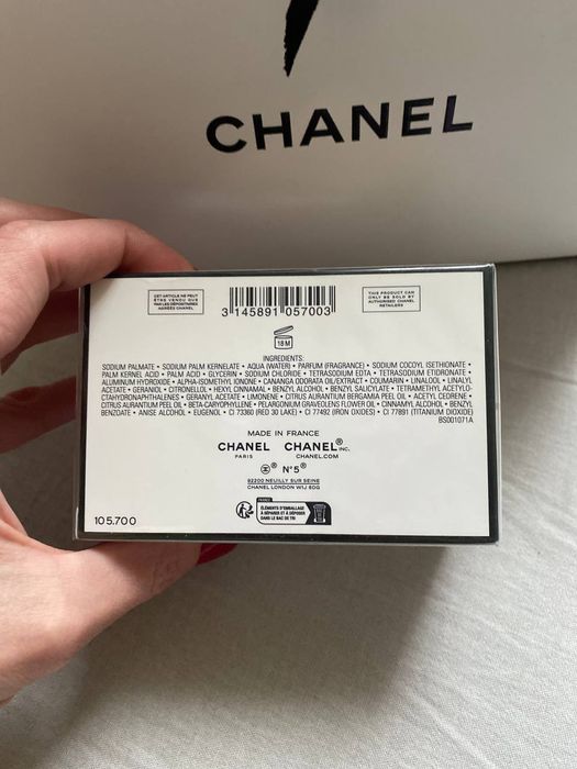 Mydło Chanel i pudełko