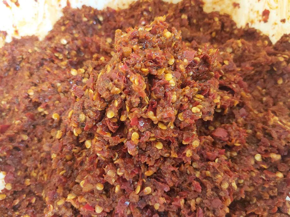 Аджика Кавказская с Хреном 2025г, иная домашняя консервация