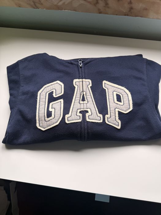Casaco com capuz GAP azul escuro