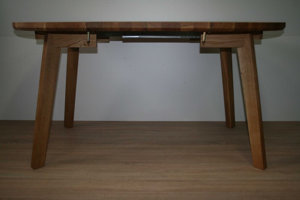 Stół okrągły dębowy rozkładany ( lity dąb) LOFT