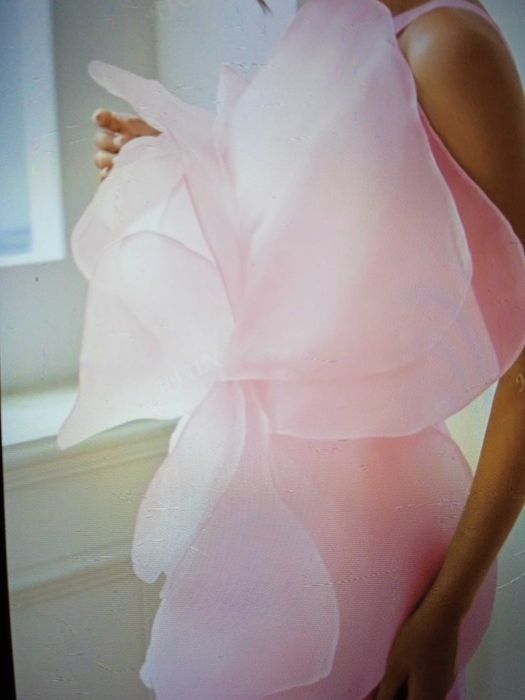 Sukienka pudrowy róż Rozmiar S