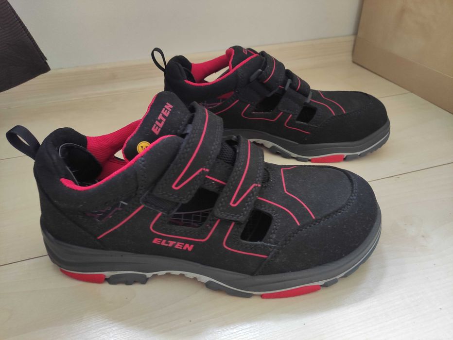 Sandały buty robocze Elten Anthony red low ESD S1P typ 1 r. 42 27 cm nowe