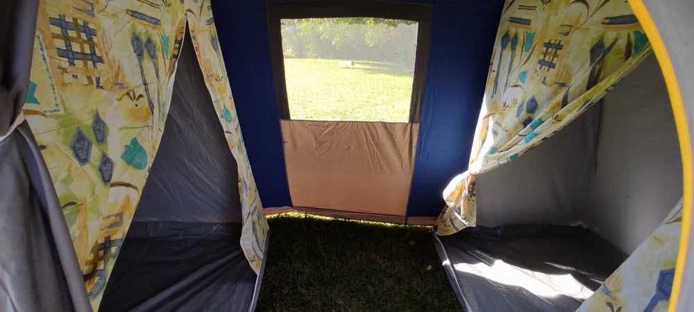 Tenda de campismo, modelo - SAURIUM familiar c/2 quarto/Botija CAMPINGAZ R907/Fogão duplo gás