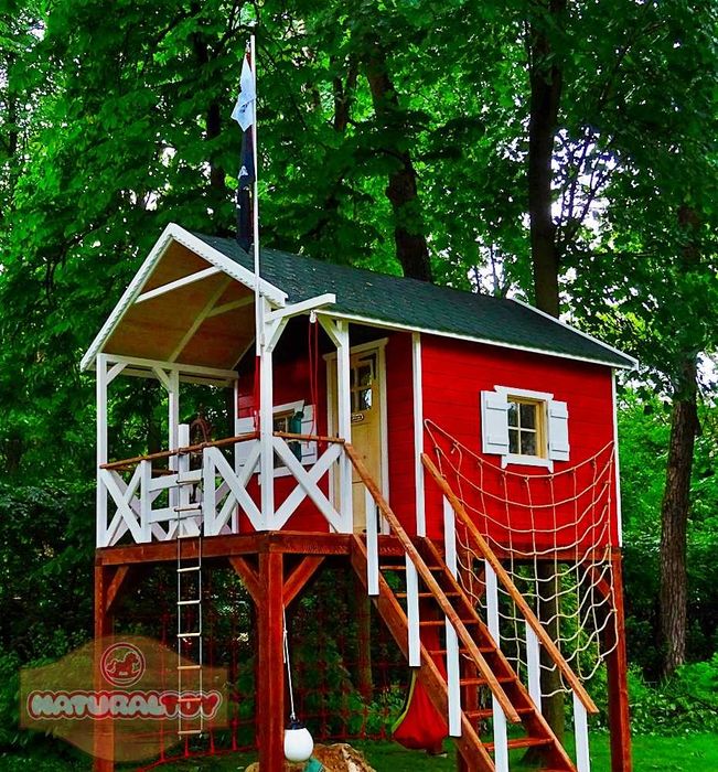 Domek dla dzieci - 2.5 x 4 m, podest, fundament, PRODUCENT - na wymiar