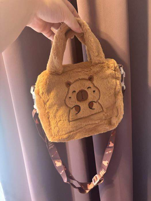 Torebka kapibara estetyczna urocza cute  torba uwu kawaii