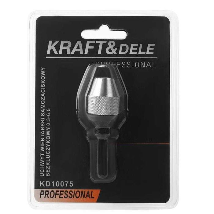 UCHWYT WIERTARSKI Samozaciskowy Bezkluczykowy 0.3-6.5mm Adapter