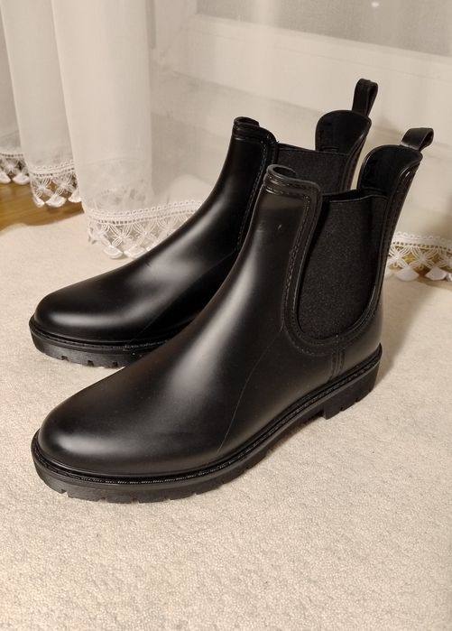 Czarne kalosze damskie 39
