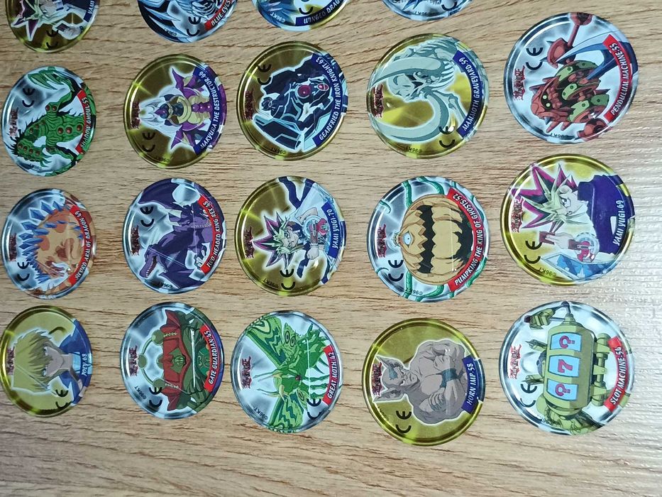 YuGiOh metal Tazo Duel cała seria 30/30 komplet full