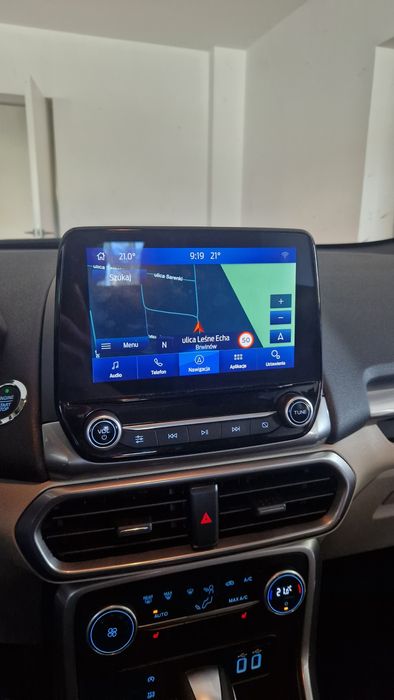 Mapa Polskie menu Ford Sync2 Sync3 Syn4 Odjazd