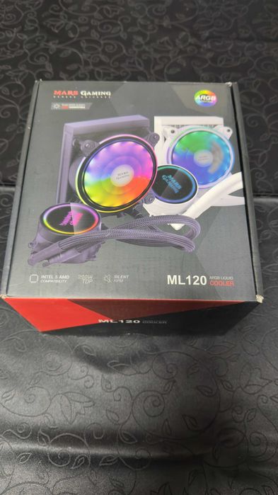 Water Cooler CPU Mars Gaming ML120 ARGB Preto