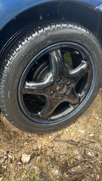 Jantes 15 4x100 195/50r15 pneus novos