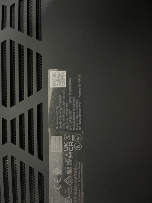 Lenovo IdeaPad Gaming 3 (15ARH7)
