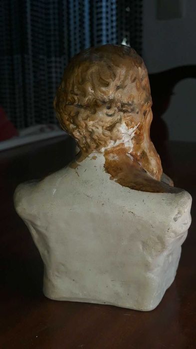 Busto de Guerra Junqueiro em Gesso Patinado
