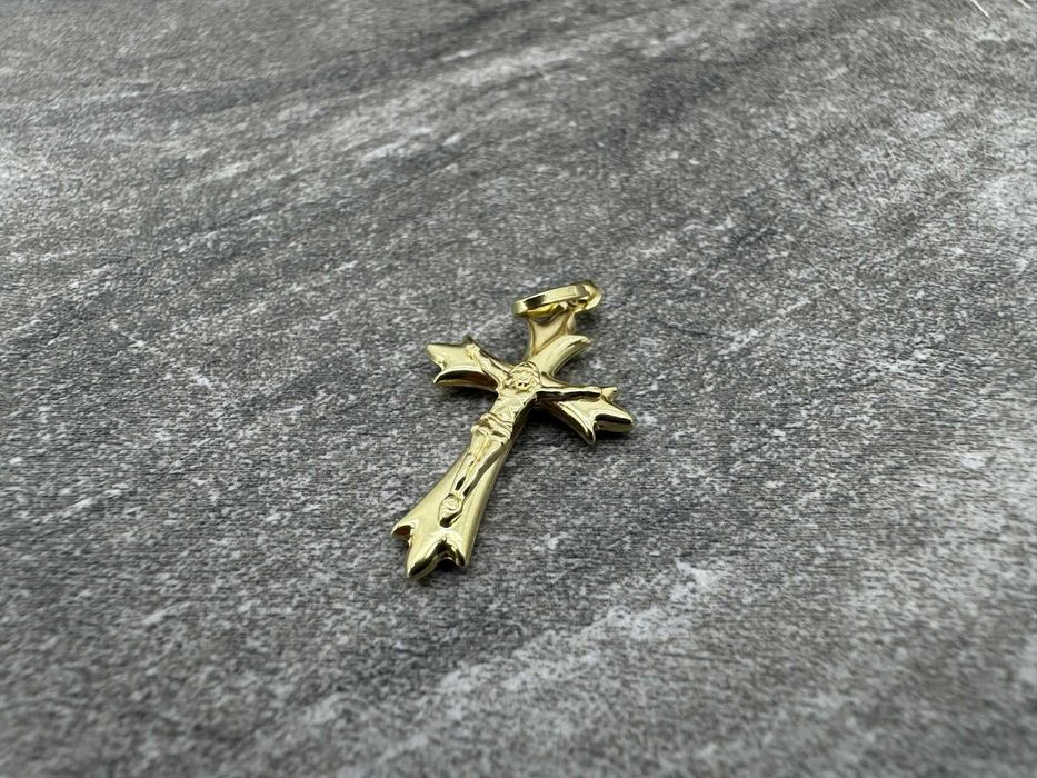 ZŁOTA Zawieszka Krzyżyk P:750 WAGA 1,45