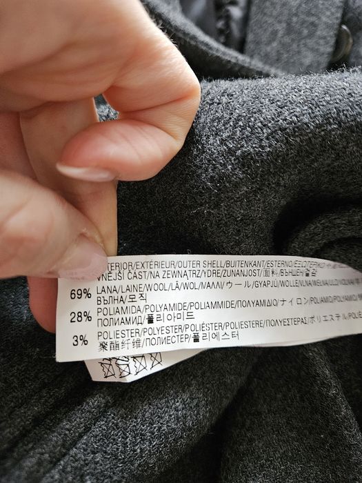 Płaszcz wełniany ZARA S 36